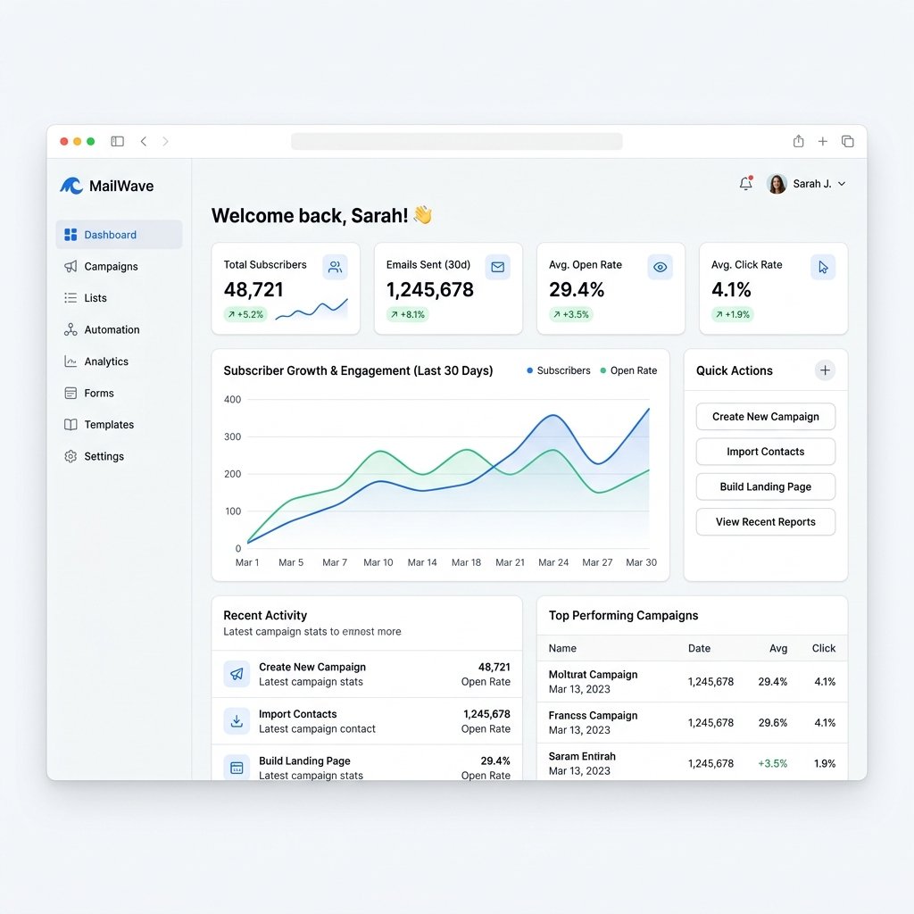 MailWave Dashboard